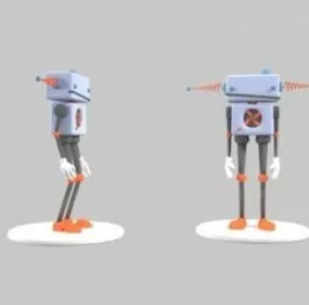Clown Robot Character 3d model