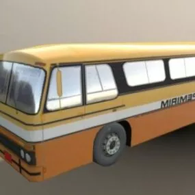 Coach Bus Vehicle 3d model