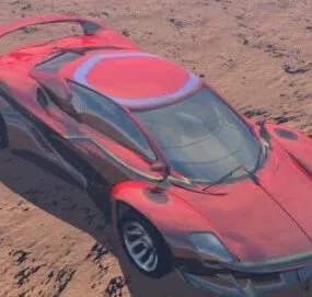 Cobra Rx55 Super Car 3d model