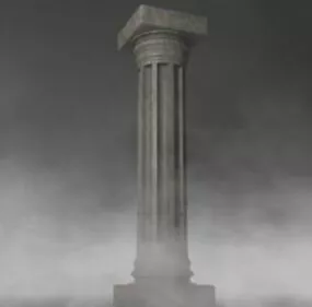 Vintage Roman Column 3d model