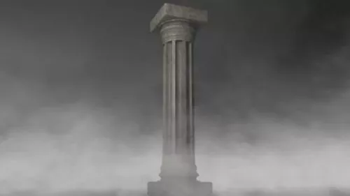 European Square Column 3d model