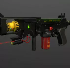 Comission Gun Design 3d model