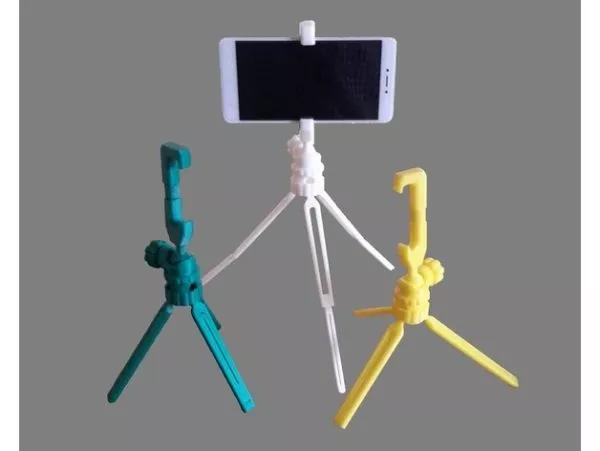 Printable Compact Phone Tripod 3d model Printable Compact Phone Tripod 3d model