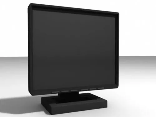 Square Computer Monitor 3d model Square Computer Monitor 3d model