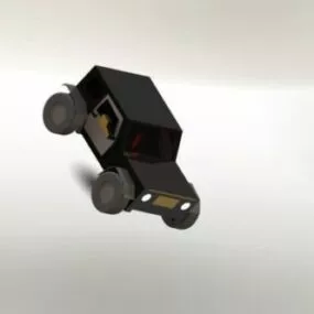 Concept Black Jeep Car 3d model