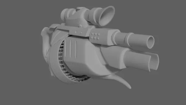 Lowpoly Concept Rifle Gun 3d model Lowpoly Concept Rifle Gun 3d model