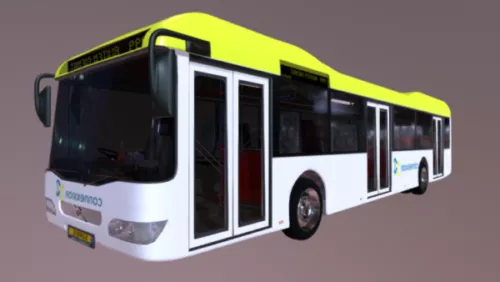 Red Bus 3d model