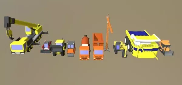 Container Truck Head 3d model