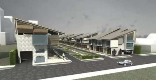 Tropical Village Houses Building 3d model Tropical Village Houses Building 3d model