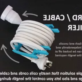 Cord Cable Coiler Printable 3d model