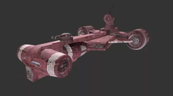 Scifi Spaceship Shuttle 3d model