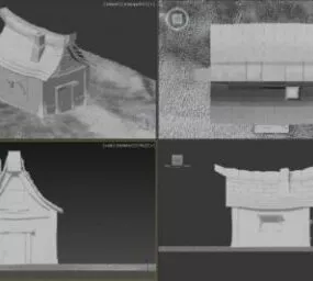 Old Cottage 3d model
