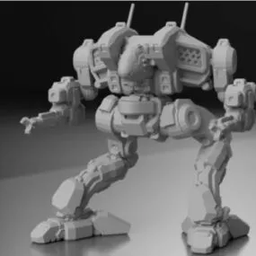 Cougar Prime Character Sculpture 3d model