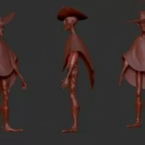 Us Cowboy Character 3d model