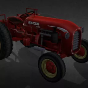 Crawler Bucher Vehicle 3d model