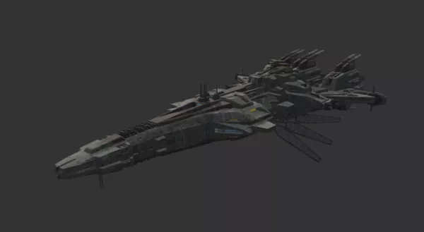 Fury Space Shuttle Spacecraft 3d model