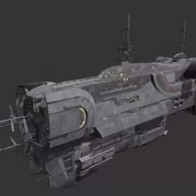 Weapon Combate Argon Spacecraft 3d model