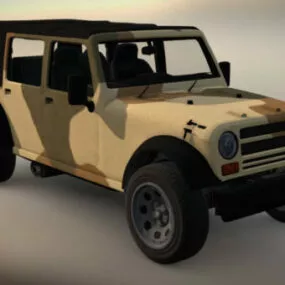 Crusader Gta V Army Vehicle 3d model