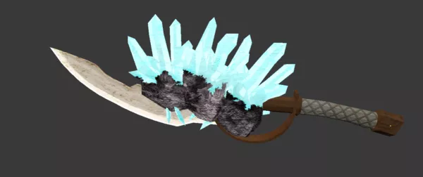 Gaming Crystal Sword Design 3d model Gaming Crystal Sword Design 3d model