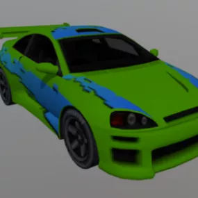 Custom Coupe Car 3d model