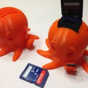 Printable Cute Sdcard Holder 3d model
