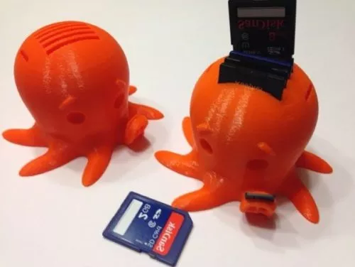 Printable Cute Sdcard Holder 3d model Printable Cute Sdcard Holder 3d model