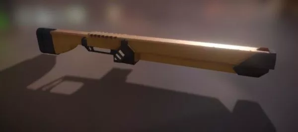 Rifle Gun Without Material 3d model