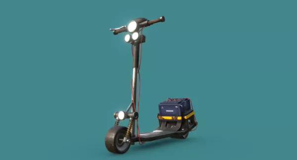Motorcycle Roadster 3d model