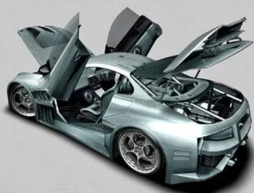 Cyborx Car 10xll 3d model Cyborx Car 10xll 3d model