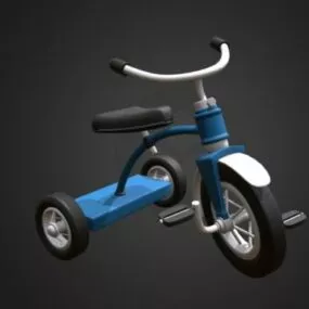 Cycle Three Wheel 3d model