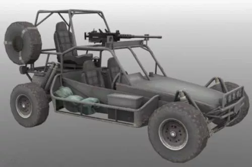 Heavy Transport Truck With Empty Back 3d model