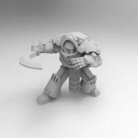 Dabinator Power Sword Character 3d model