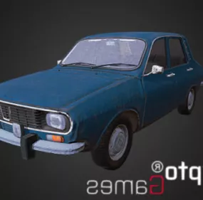 Old Dacia Car 3d model