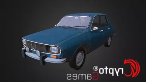 Old Dacia Car 3d model Old Dacia Car 3d model