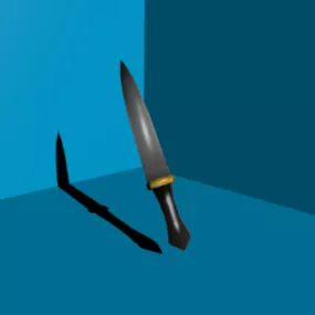 Gaming Dagger Design 3d model
