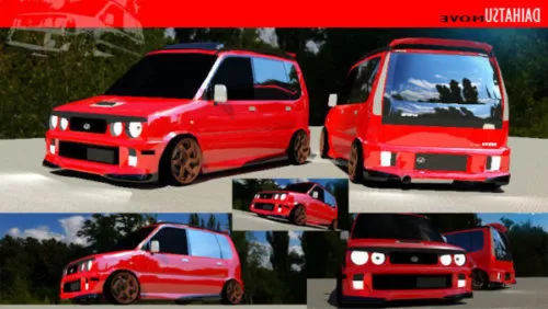 Daihatsu Nrf Car 3d model Daihatsu Nrf Car 3d model