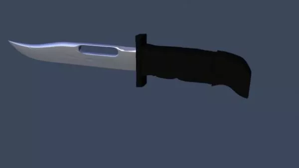 Army Bayonet Knife 3d model