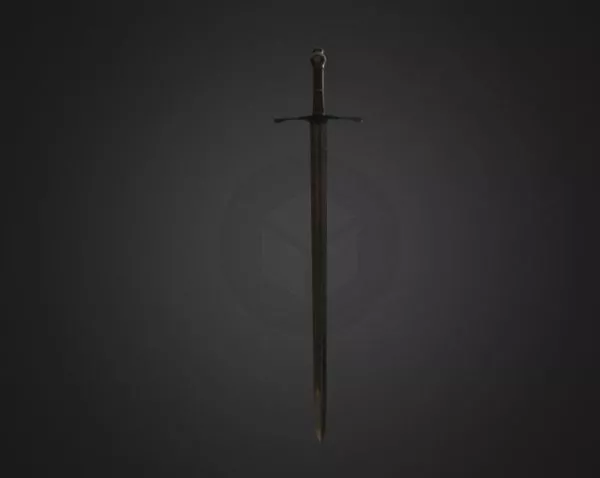 Damascus Sword Weapon 3d model Damascus Sword Weapon 3d model