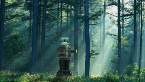 Raid Robot With Gun 3d model