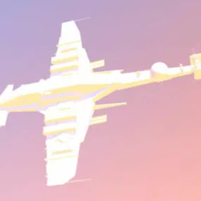 Military Delfi Aircraft 3d model