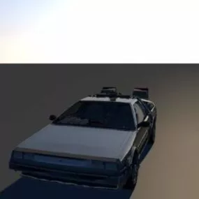 Delorean Dmc-12 Car 3d model
