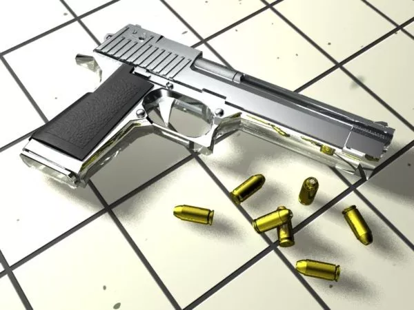Pistol Gun Frommer 29m 3d model
