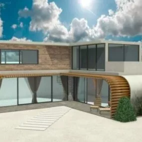 Desert House Design 3d model