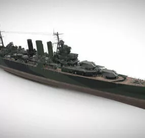 Devonshire British Heavy Cruiser 3d model