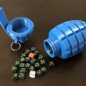 Dice Grenade Printable 3d model