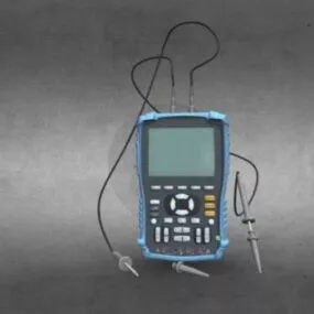 Digital Electric Storage Oscilloscope 3d model