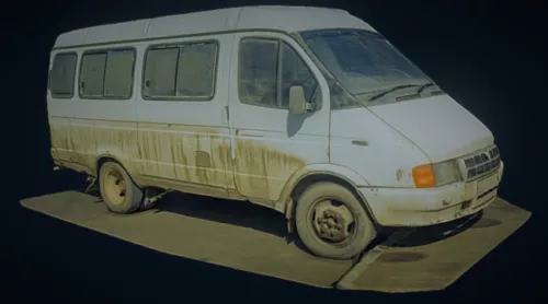 Hover Bus Futuristic Vehicle 3d model