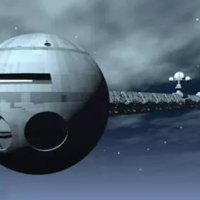Discovery Sci-fi Spaceship 3d model