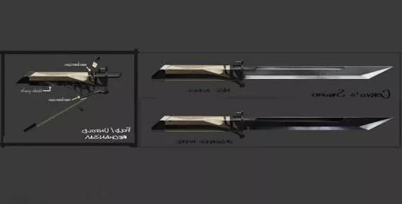 Dishonored Sword Weapon 3d model Dishonored Sword Weapon 3d model