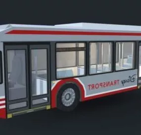 Car Disney Nova Bus 3d model